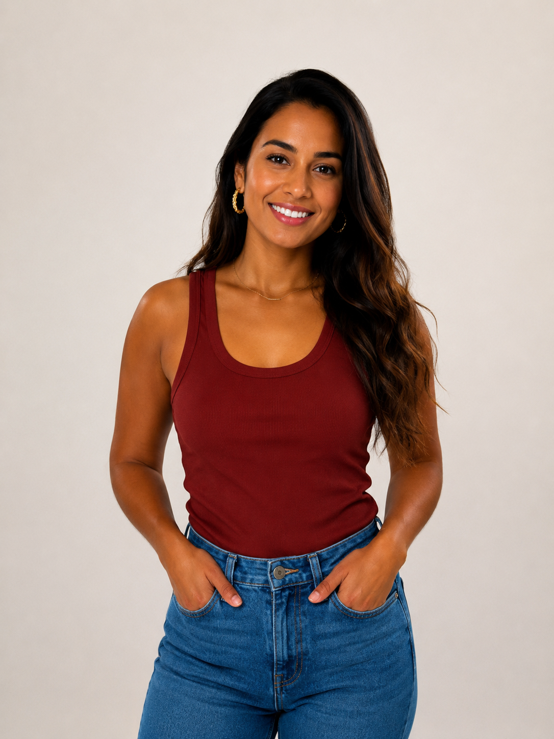 Essential Rib tank Top