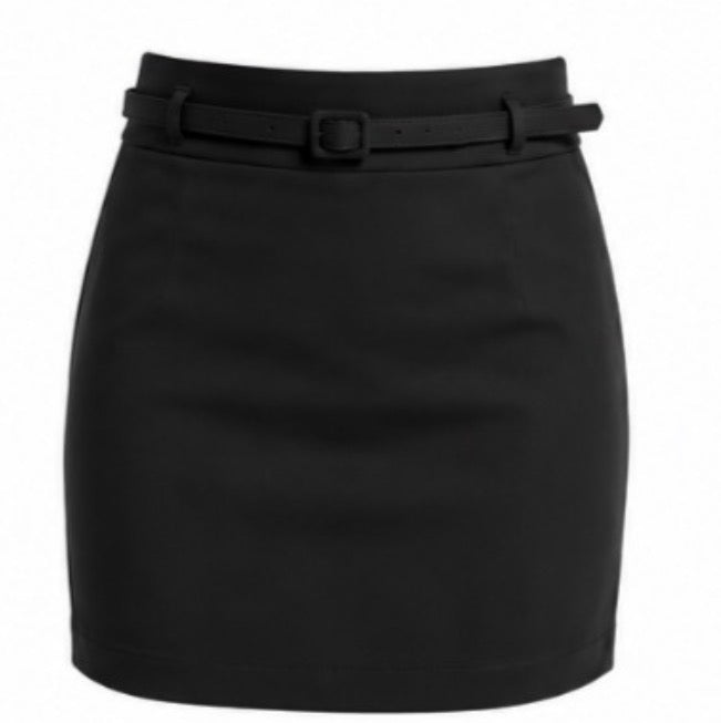 Belted Tailored Skort