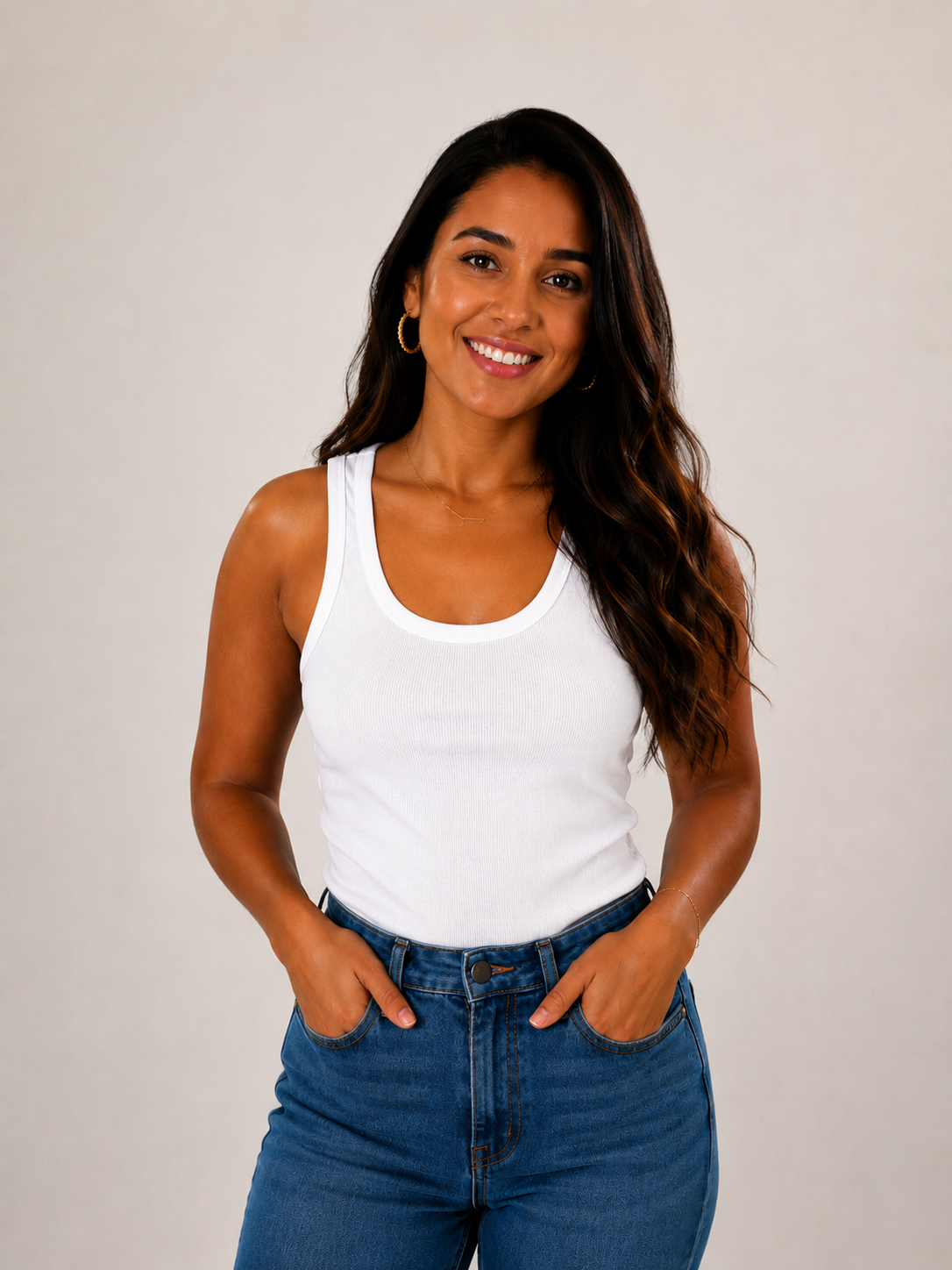 Essential Rib tank Top