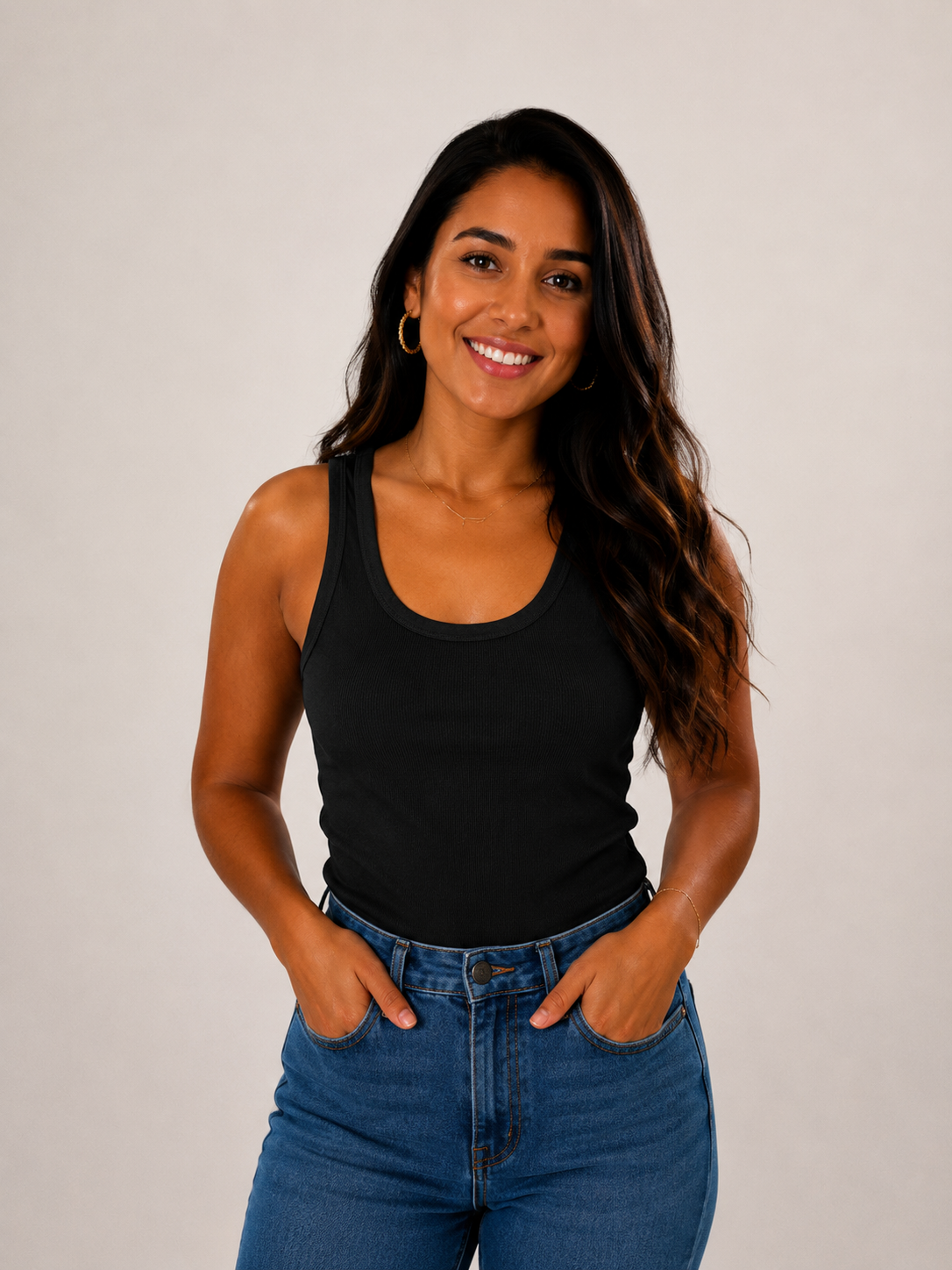 Essential Rib tank Top