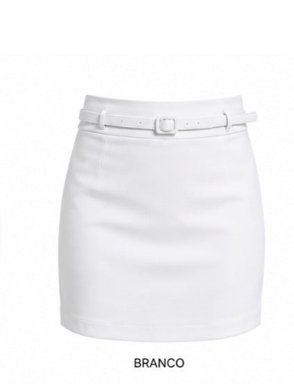 Belted Tailored Skort