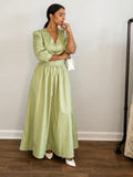 Sage Zip Maxi Dress