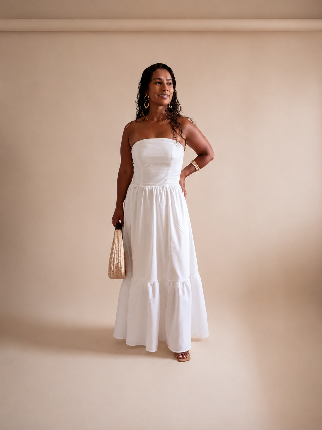 Strapless Maxi Dress