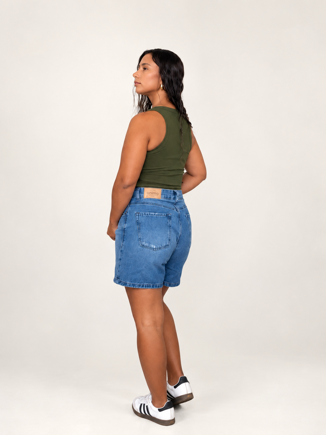 Modern Denim Bermuda Shorts