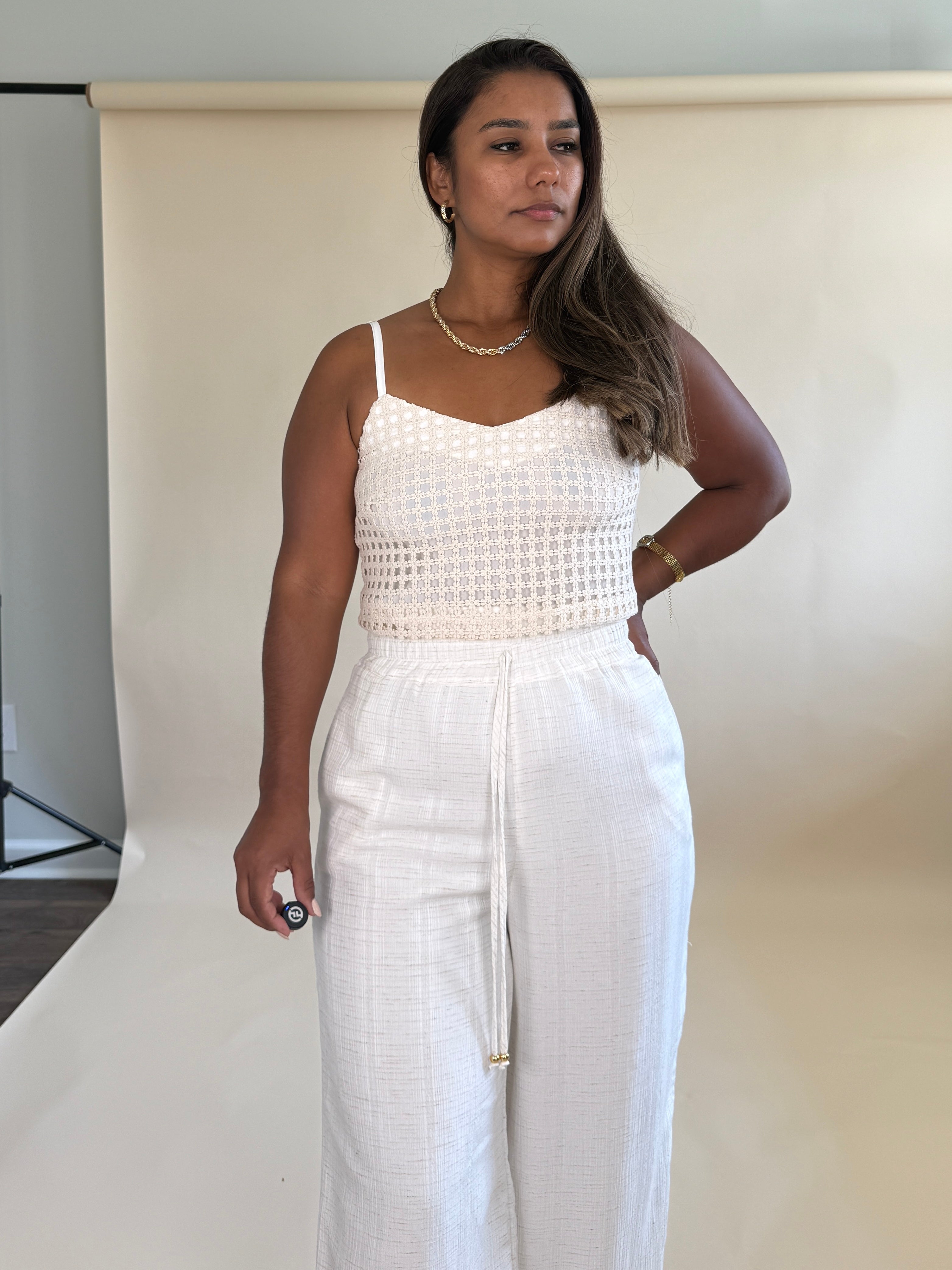 Crochet Top – Off White