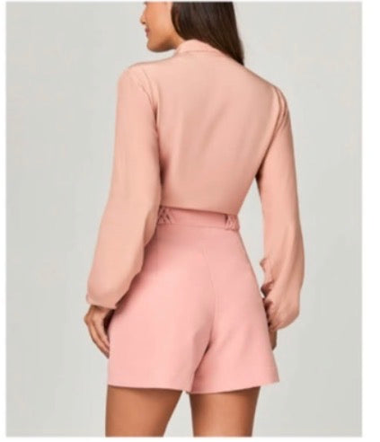 Braided Waist Tailored Shorts