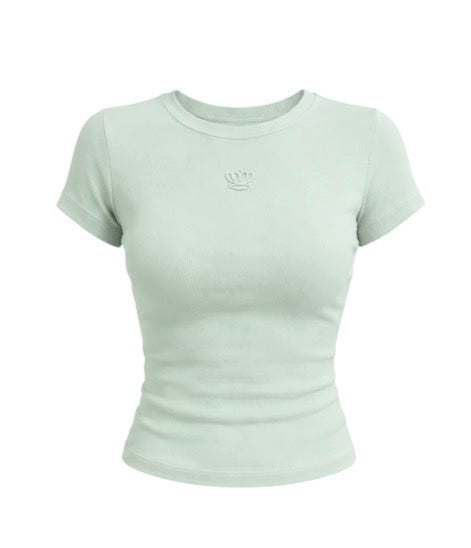 Ribbed Fitted Tee
